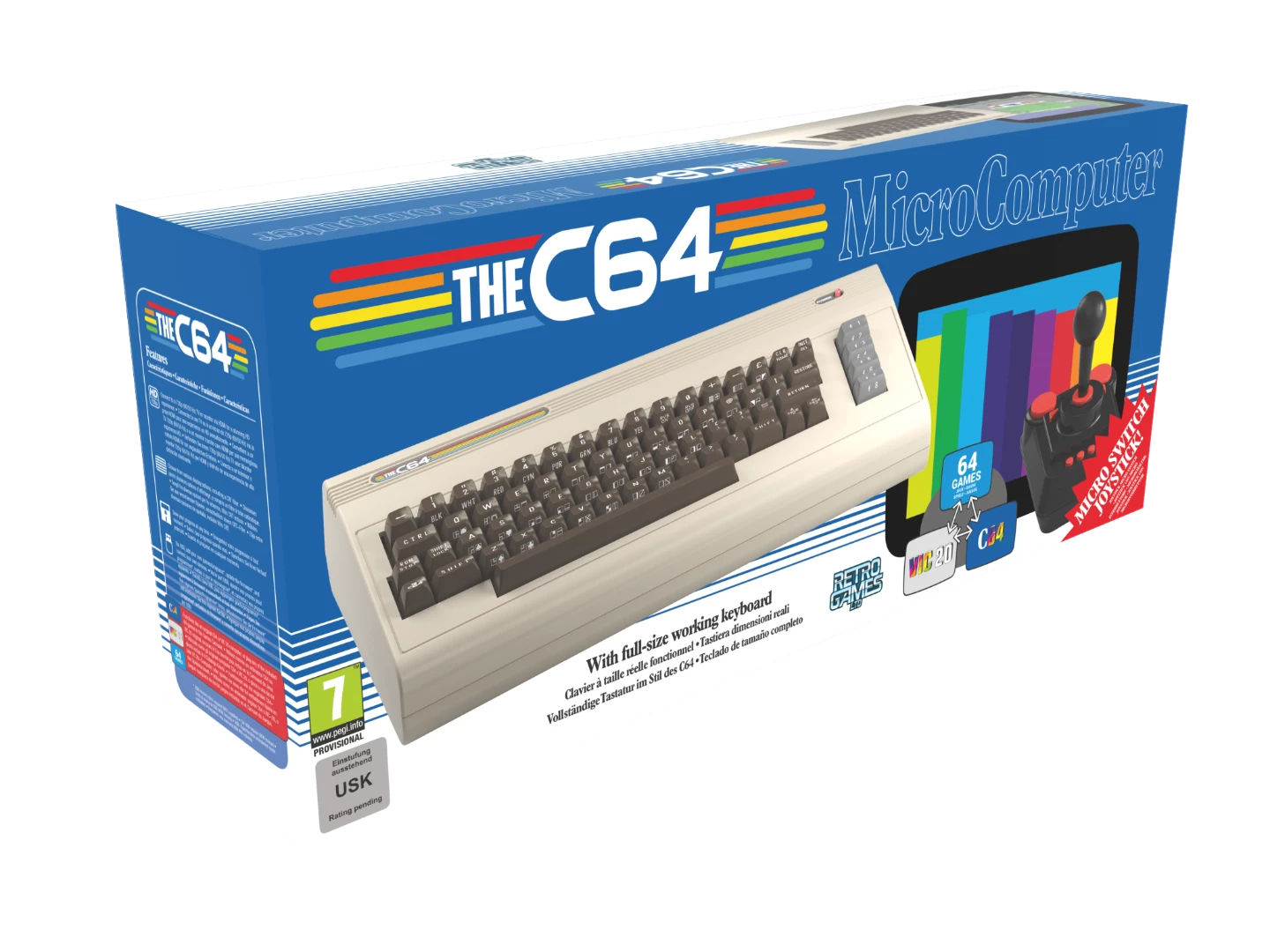 【お気にいる】 64 with come to console C64 Full-size games working plus その他